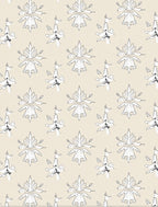 Cream Floral Fusia Medallion Rug