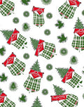 Festive Green Plaid Christmas Stocking Medley Rug