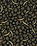 Golden Fern Crescent Night Rug
