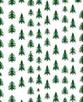 Forest Green Pine Tree Array Rug