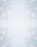 Art Nouveau Pale Blue Swirling Branches Rug