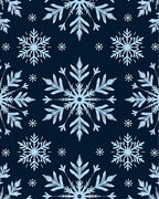 Pale Blue Snowflake Mandala Night Rug