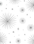 Mid Century Starburst Galactic Burst Rug