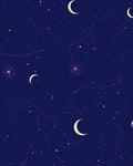 Deep Blue Constellation Moon Embrace Rug