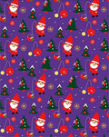 Cute Red Gnomes Christmas Trees Balls Rug