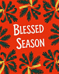 Festive Green Pine Boughs Rug