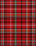 Classic Red Green Tartan Plaid Rug