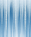 Icy Blue Feathered Drops Rug