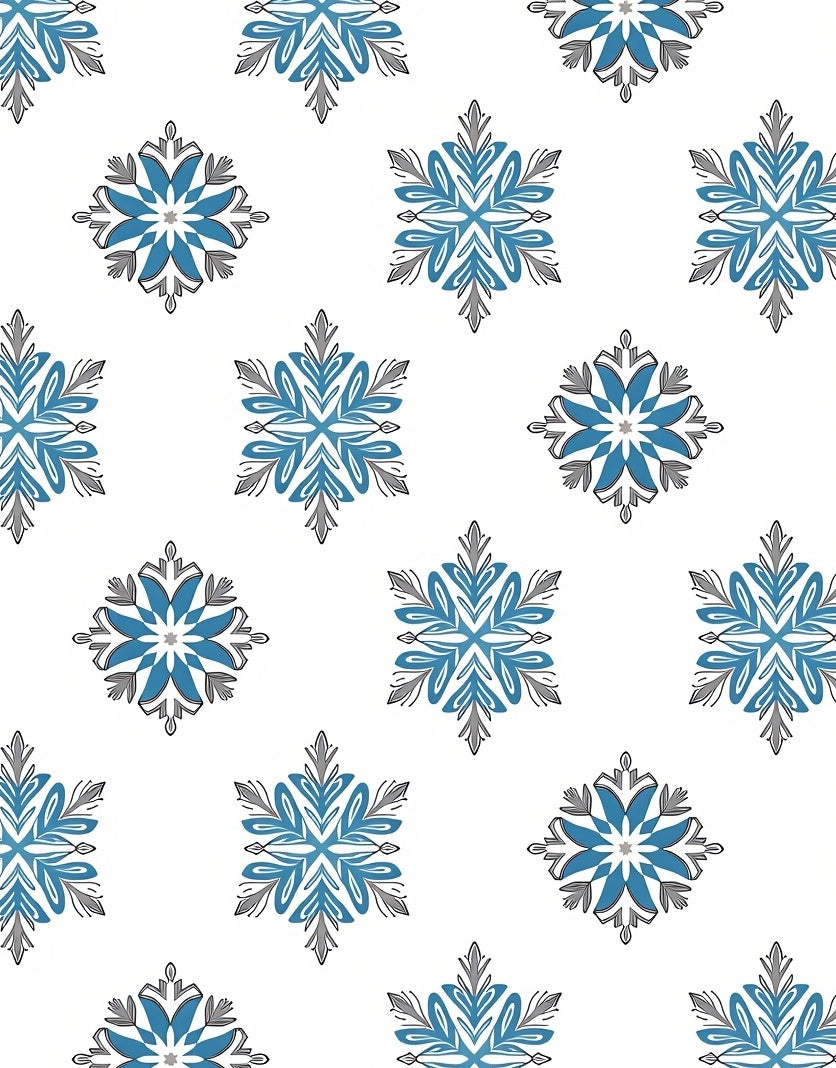 Classic Blue Starburst Medallion Rug