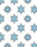 Classic Blue Starburst Medallion Rug