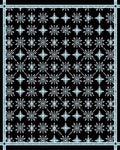 Black And White Geometric Star Rug