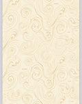Golden Swirl Flow Organic Art Rug