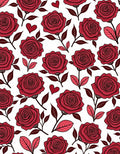 Crimson Rose Heart Collection Rug