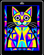 Geometric Animal Portrait Rug