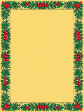 Red Berry Garland Border Rug