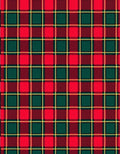 Classic Red Green Tartan Plaid Rug