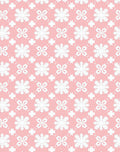Blush Pink Floral Star Medallion Rug