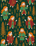 Charming Forest Friends and Trees Rug