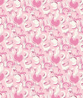 Blush Pink Swirl Heart Allegory Rug