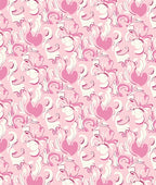 Blush Pink Swirl Heart Allegory Rug