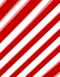Bold Red White Striped Diagonal Rug