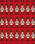 Crimson Nutcracker Soldier Repeat Rug
