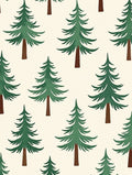 Evergreen Forest Tree Pattern Rug