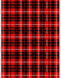 Bold Red Black Plaid Grid Rug