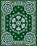 Emerald Garden Floral Composite Rug