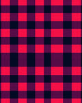 Vibrant Crimson Plaid Squares Rug