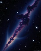 Cosmic Nebula Starry Night Sky Rug