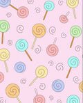 Pastel Lollipop Swirl Repeat Rug