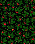 Christmas Holly Berry Garland Rug