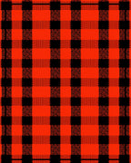 Classic Red Black Buffalo Plaid Rug