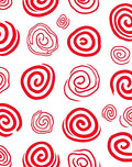 Crimson Swirl Abstract Medley Rug