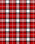 Classic Red Black White Plaid Texture Rug