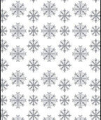Gray Snowflake Collection Rug