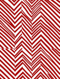 Bold Red Chevron Jagged Stripe Rug