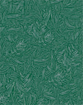 Emerald Green Leafy Swirls Rug
