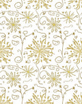 Golden Starburst Organic Swirl Rug