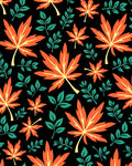 Autumn Maple Leaf Garden Rug