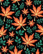 Autumn Maple Leaf Garden Rug