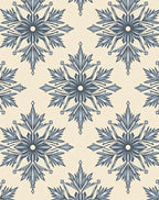 Blue Ivory Laurel Medallion Rug