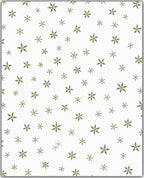 Scattered Golden Starburst White Ground Rug