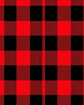Crimson Black Checkered Squares Rug