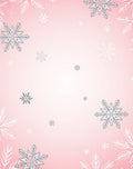 Pink Snowflake Winter Wonder Rug