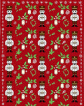Red Nutcracker Bell Garden Rug