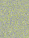 Yellow Maze Line Art Rug