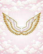 Golden Sky Angel Wings Rug
