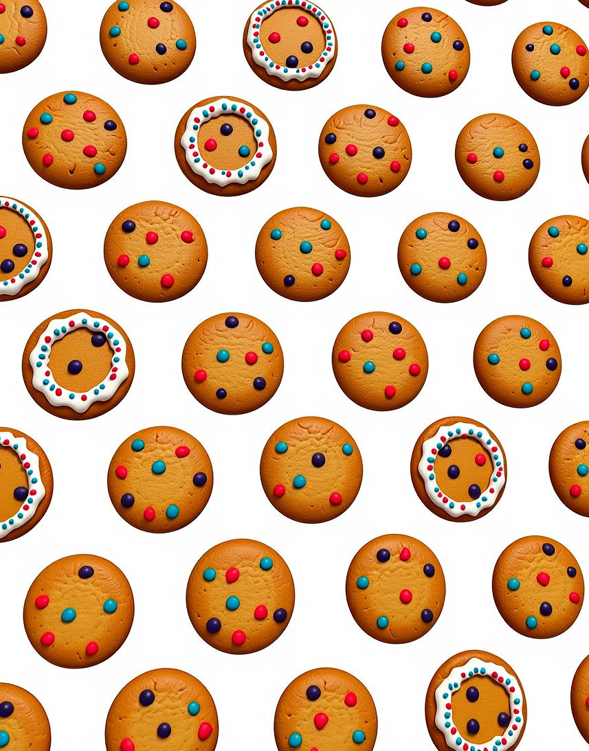 Brown Sugar Cookie Medley Colorful Dots Rug